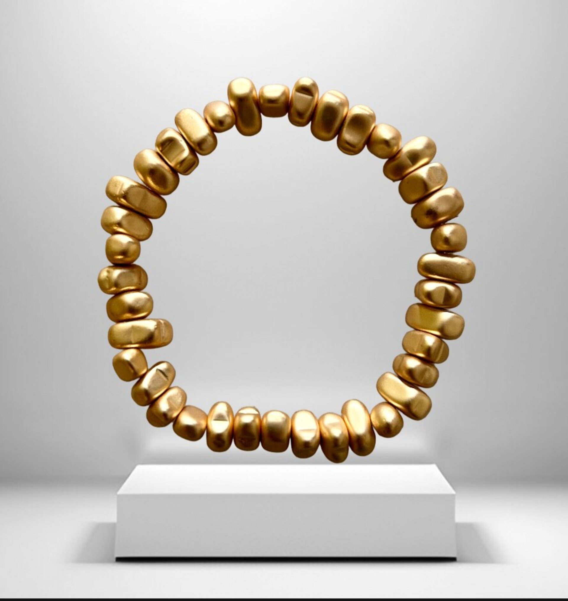 Pulsera Hematite Dorado - 3