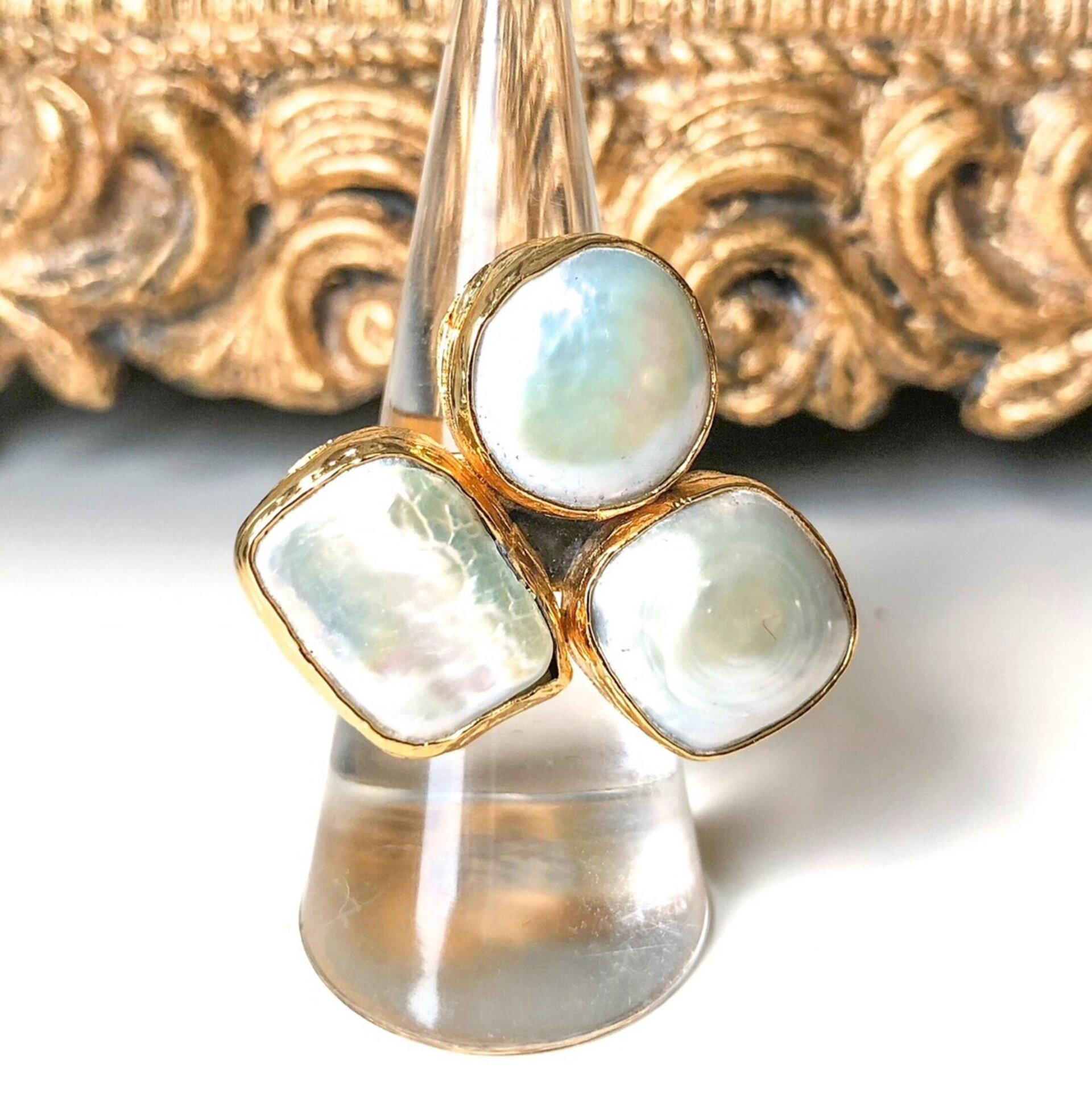 Anillo 3 Perlas - 2