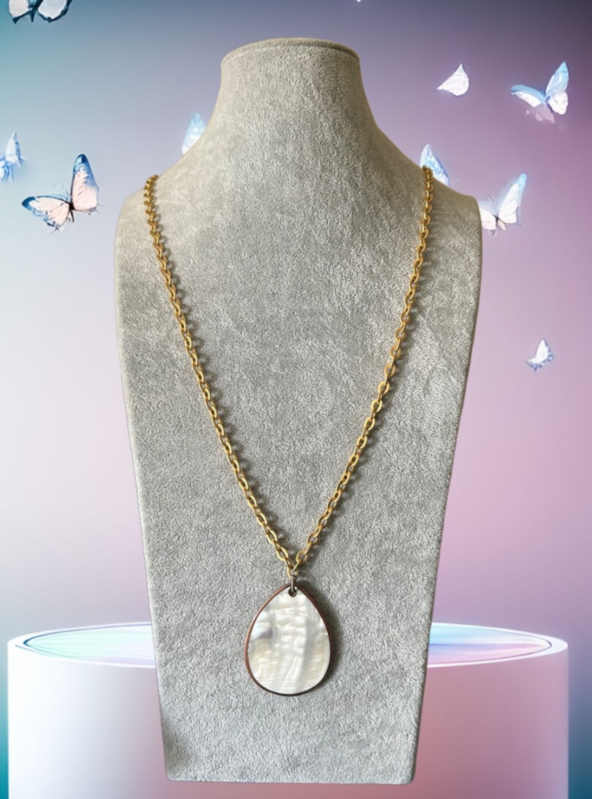 Collar Doble Nácar - 2